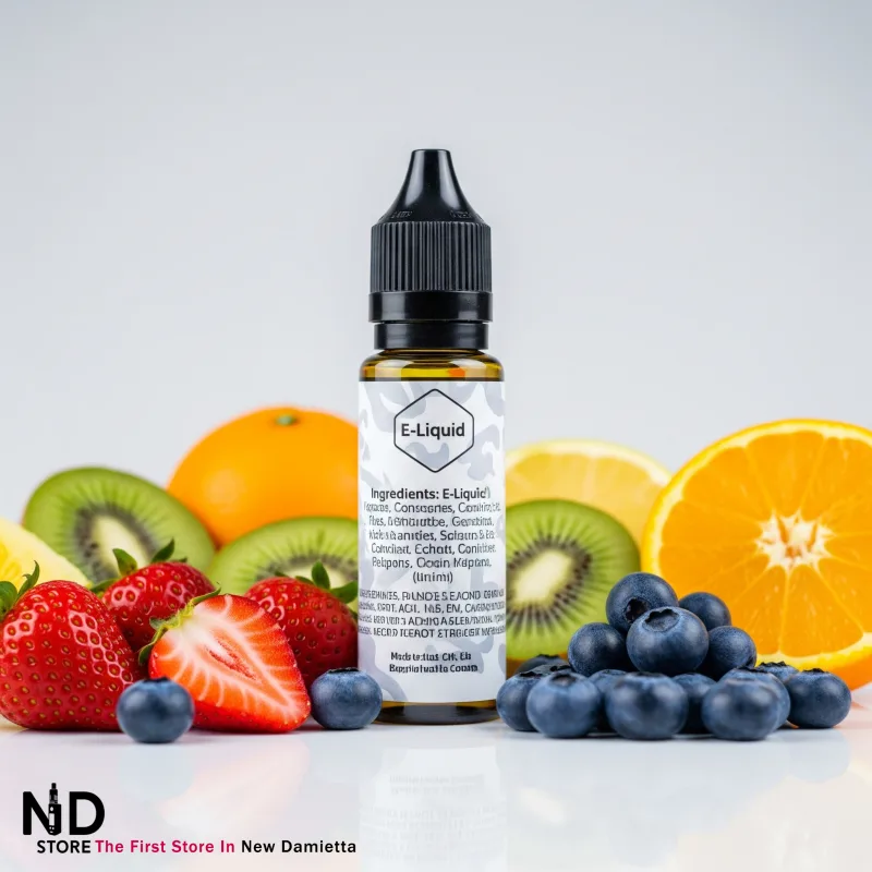 electronic vape liquid ND Store Ingredients of e-liquid used in vapes - ND Store, Vape Store in Damietta