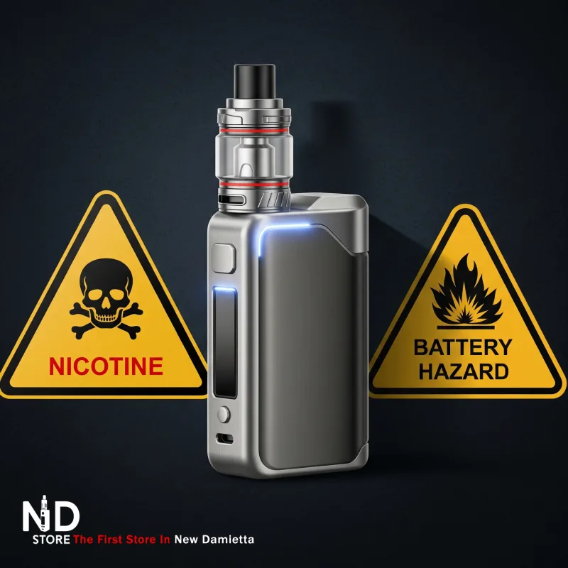 electronic vape risks ND Store Risks of electronic vape - ND Store, Vape Store in Damietta