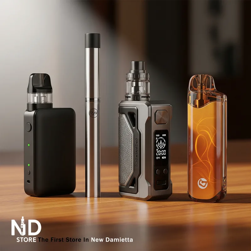 أنواع أجهزة الفيب المختلفة - pod, pen, mod, disposable - ND Store - أفضل فيب ستور في دمياط