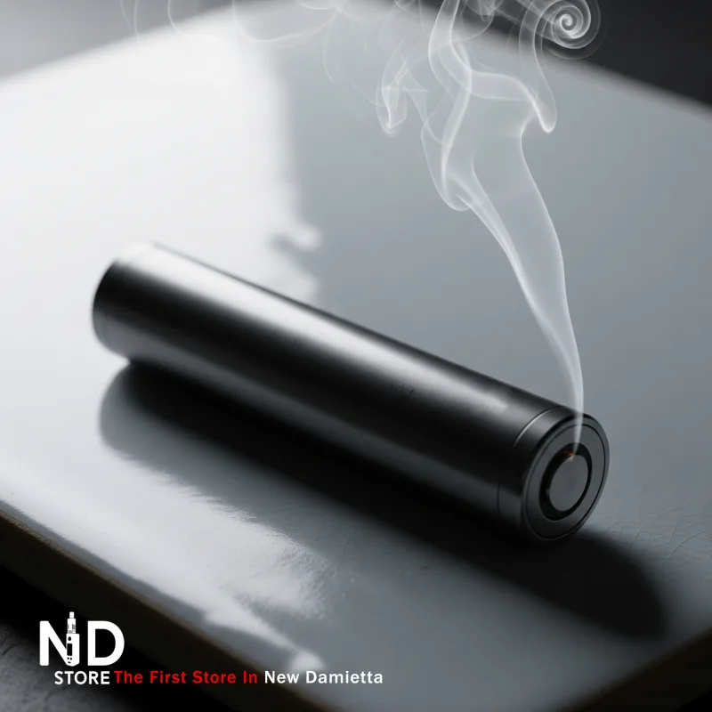 overheating vape battery warning ND Store Overheated vape battery with warning signs of potential danger - ND Store - أفضل فيب ستور في دمياط