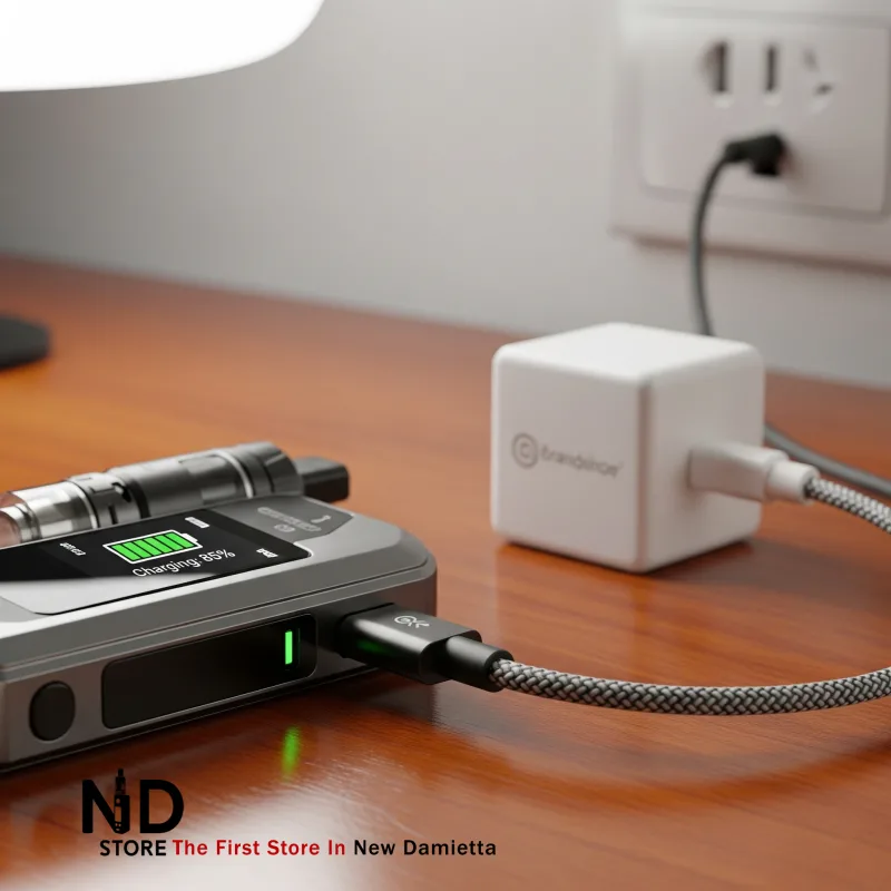 safe vape charging ND Store Charging a vape device safely with original charger - ND Store