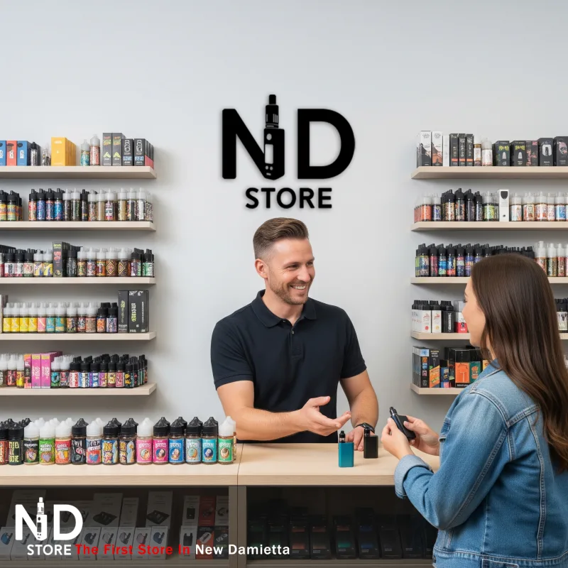 vape battery usage egypt ND Store Vape user in Egypt practicing safe battery usage habits - ND Store - أفضل فيب ستور في دمياط