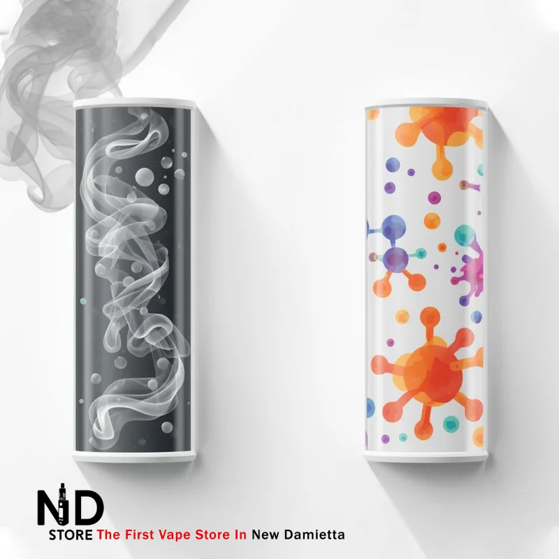 smoking vs vaping chemicals مقارنة كيميائية بين دخان السجائر وبخار الفيب - ND Store - أفضل فيب ستور في دمياط