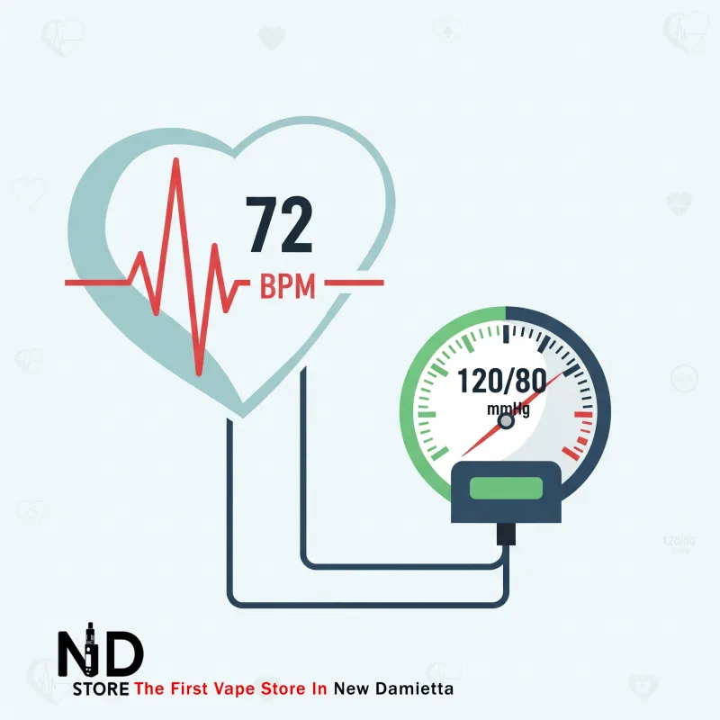vape heart rate معدل ضربات القلب وضغط الدم مع الفيب - ND Store - أفضل فيب ستور في دمياط