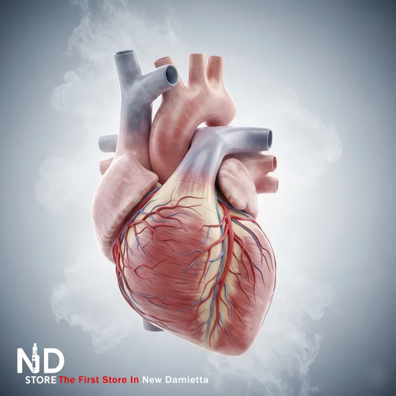 vaping heart صورة توضيحية للقلب وتأثير الفيب عليه - ND Store - أفضل فيب ستور في دمياط