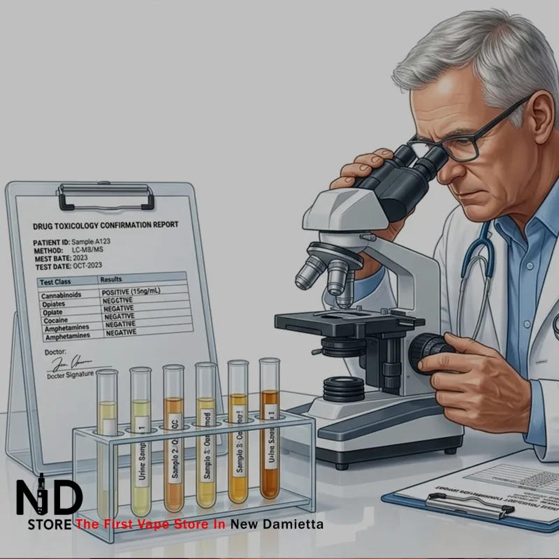 Laboratory sample testing تحليل عينات في مختبر طبي